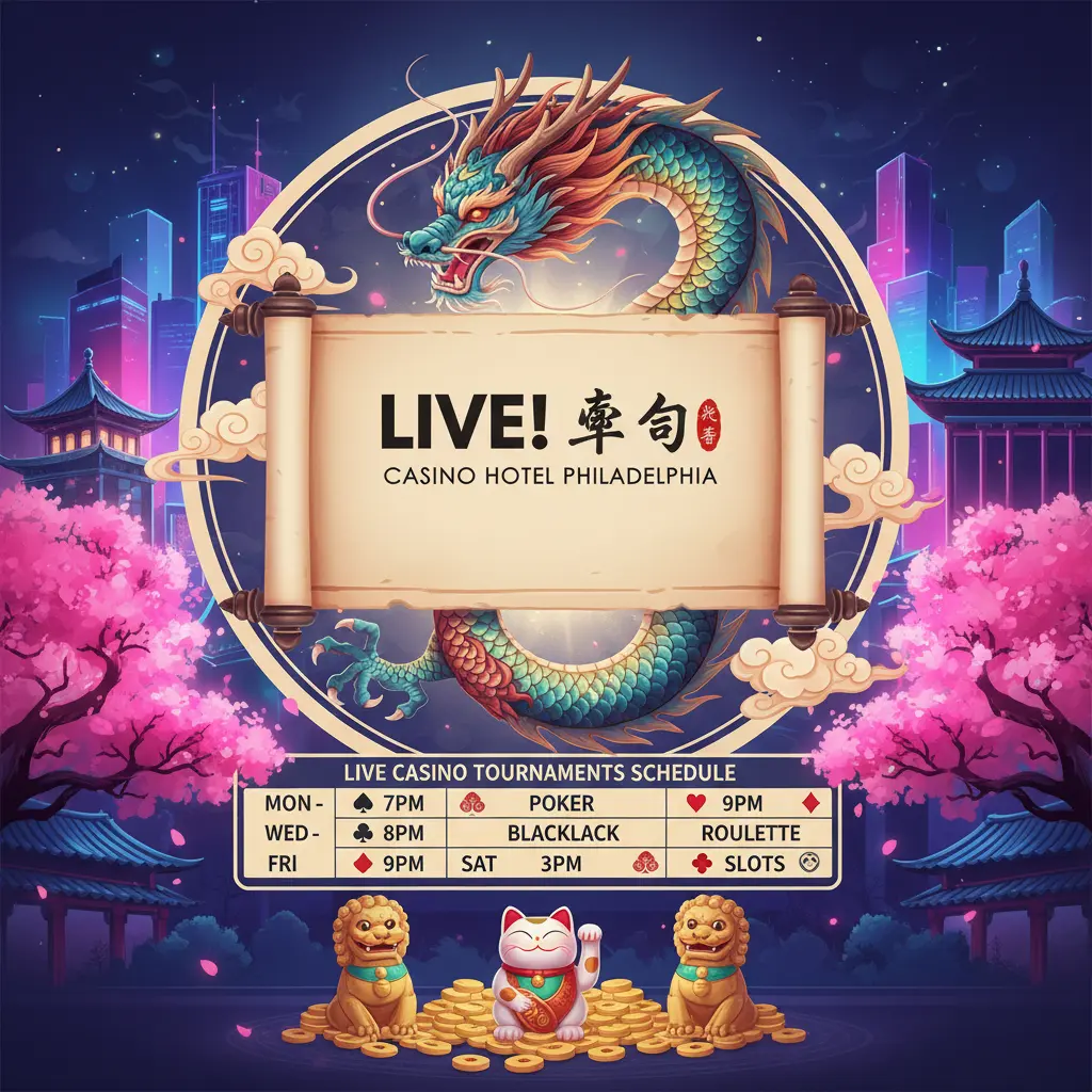 Live casino tournaments schedule - Philadelphia