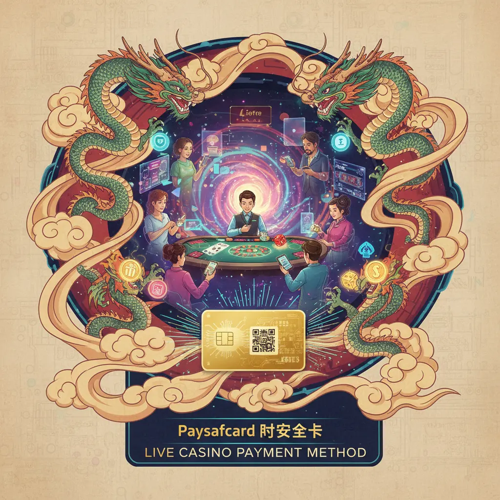 Live casino payment methods - Paysafecard