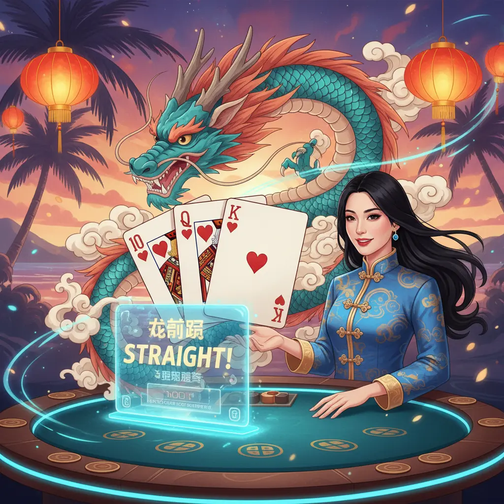 Caribbean stud live dealer games - Straight