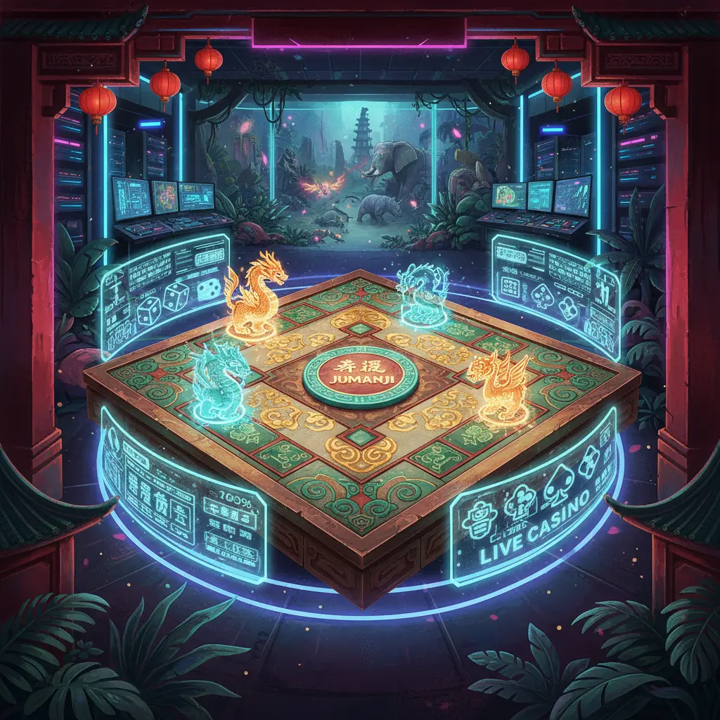 Live casino studio technology - Jumanji