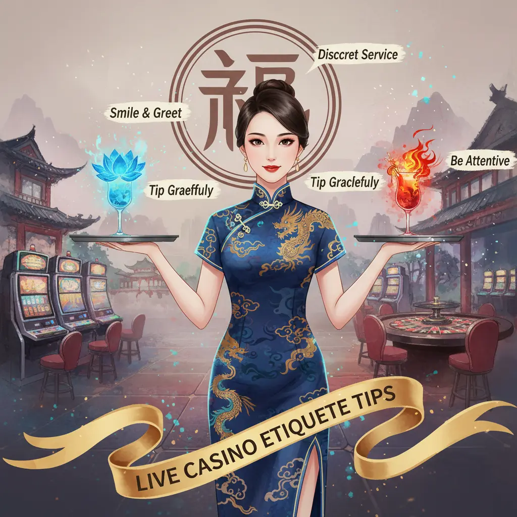 Live casino etiquette tips - cocktail