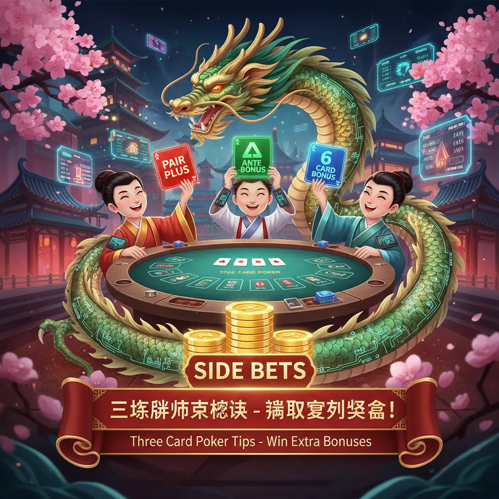 Three card poker live dealer tips - side