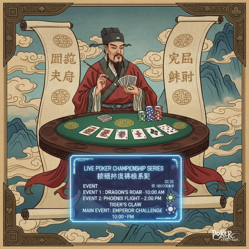 Live casino tournaments schedule - Strategy