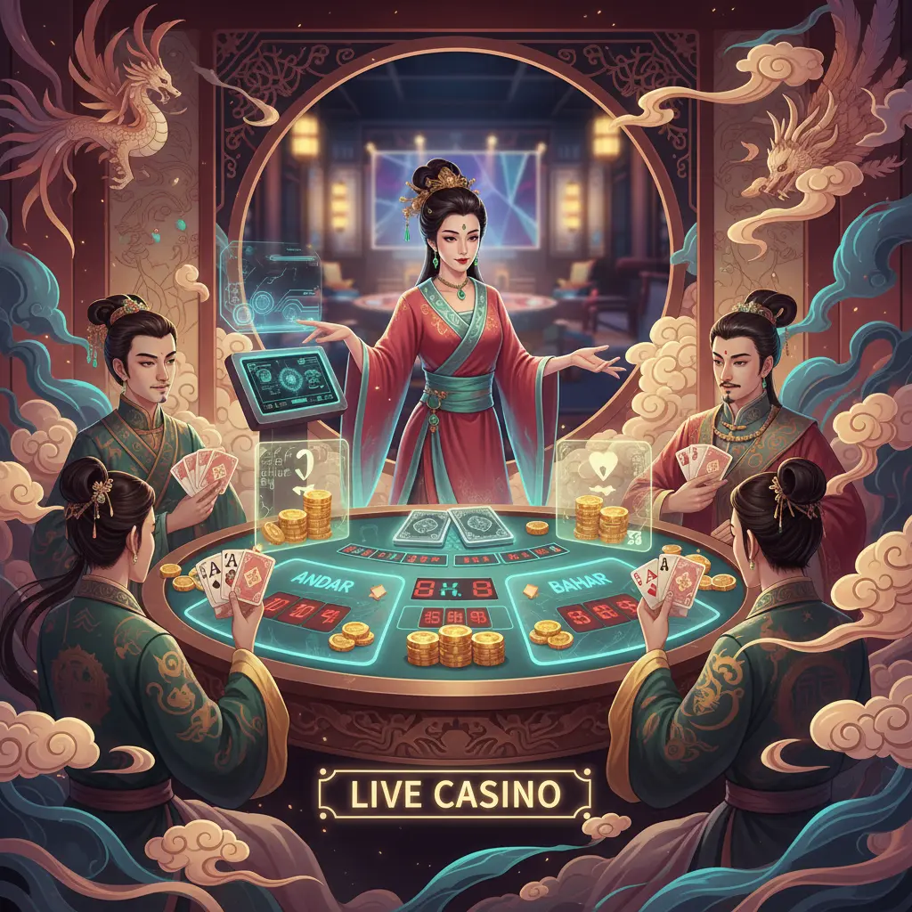 Live dealer andar bahar online - Patti