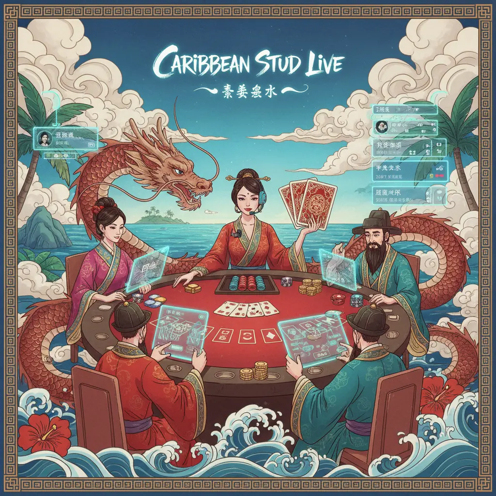 Caribbean stud live dealer games - Caribbean