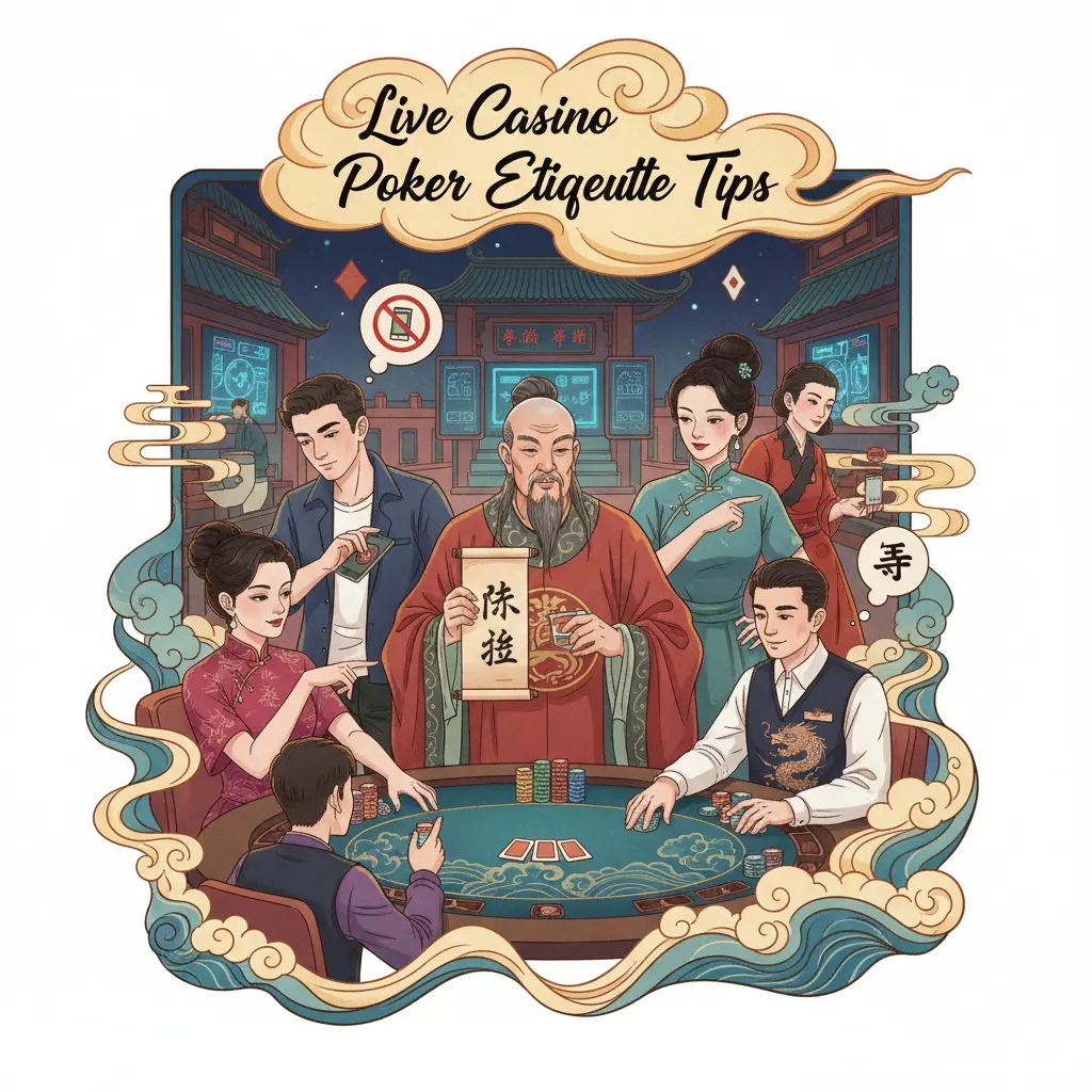 Live casino etiquette tips - poker