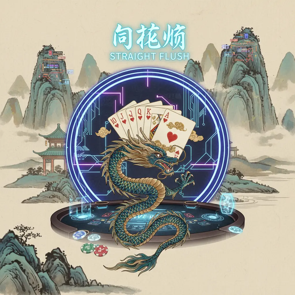 Caribbean stud live dealer games - Straight