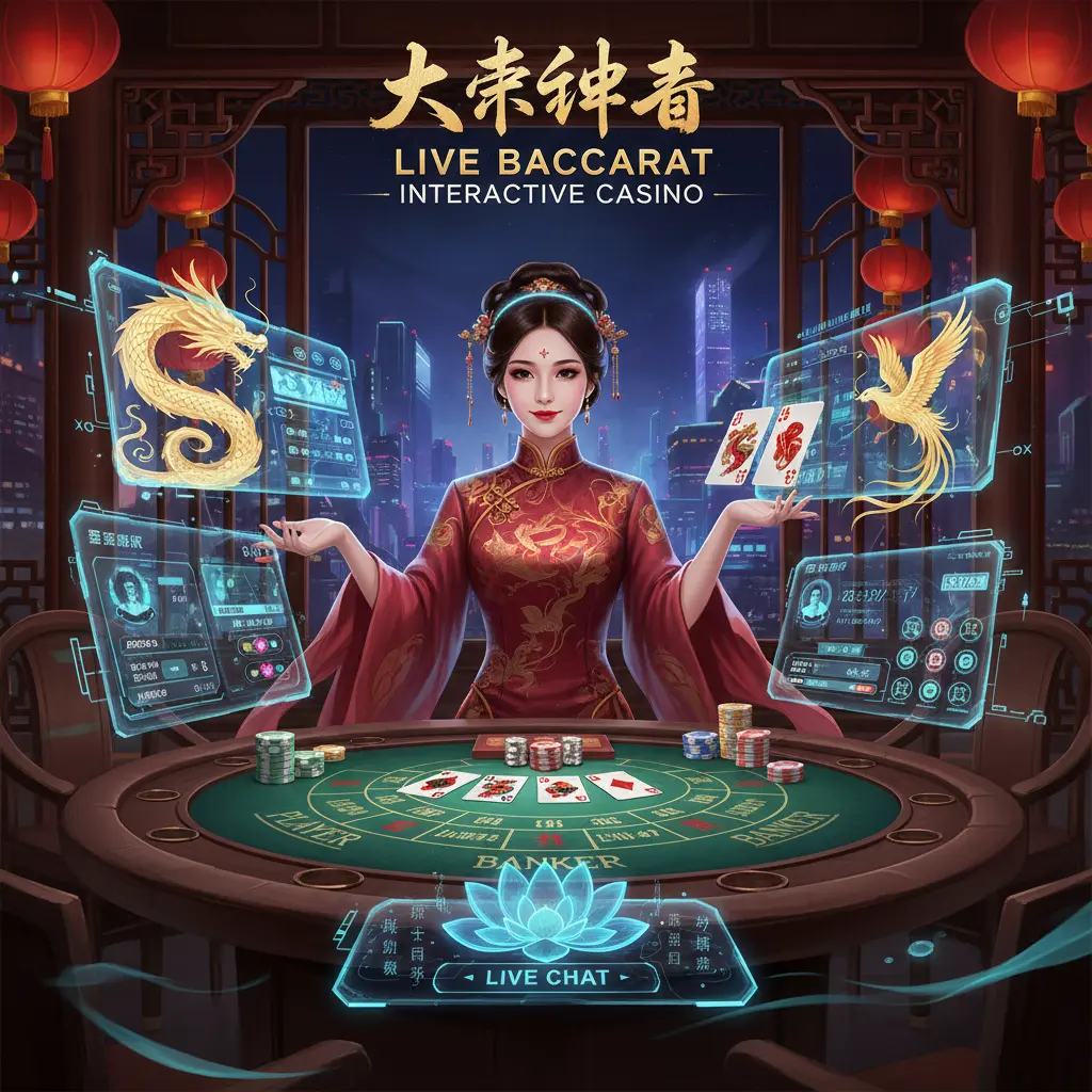 Interactive live casino games - Baccarat
