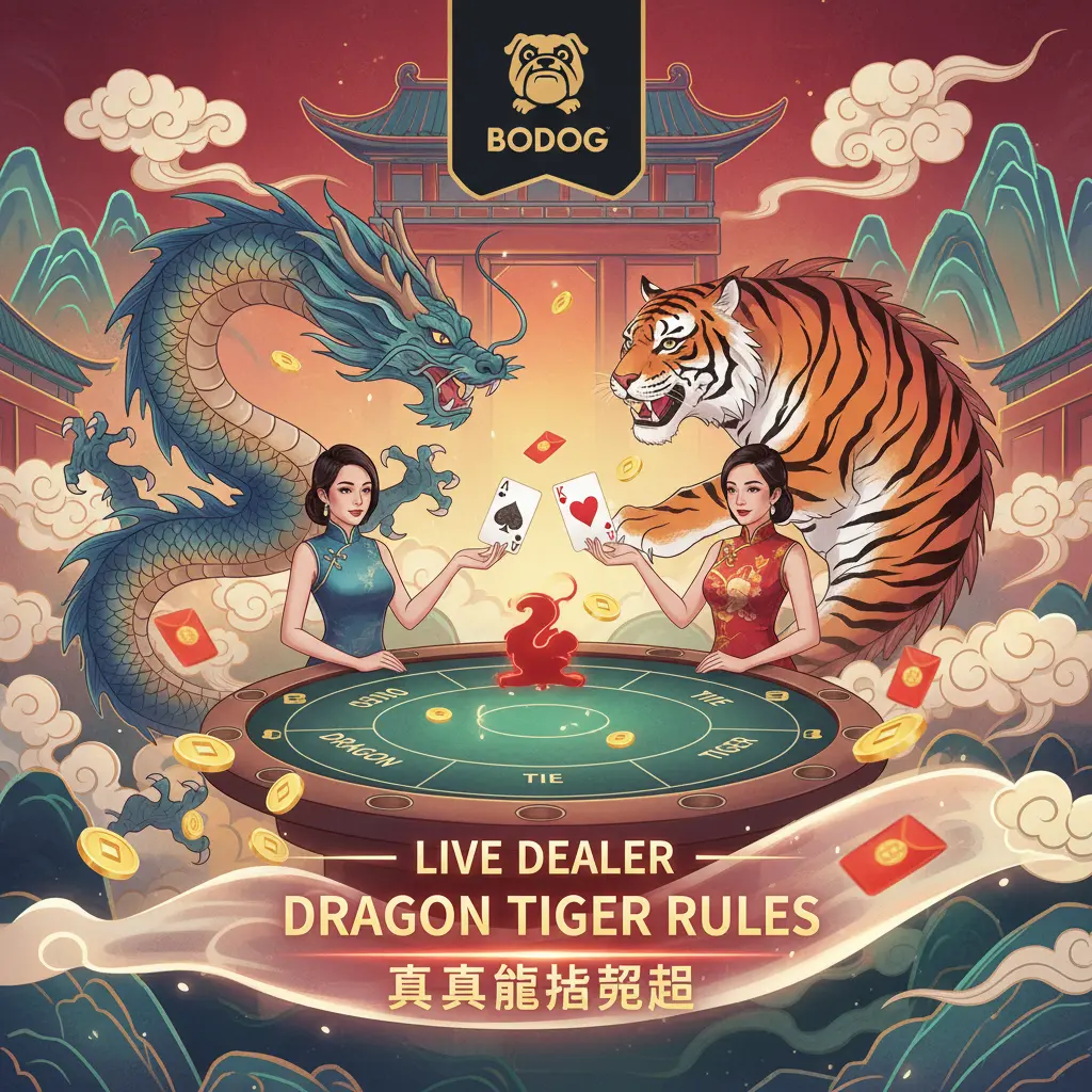 Live dealer dragon tiger rules - Bodog