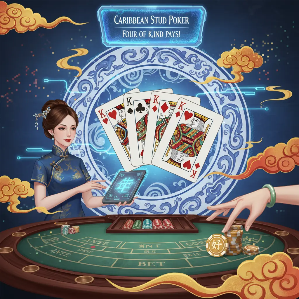 Caribbean stud live dealer games - Four