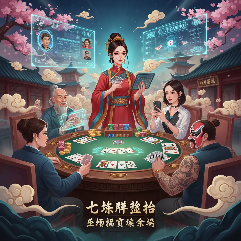 Live dealer poker variations - Seven