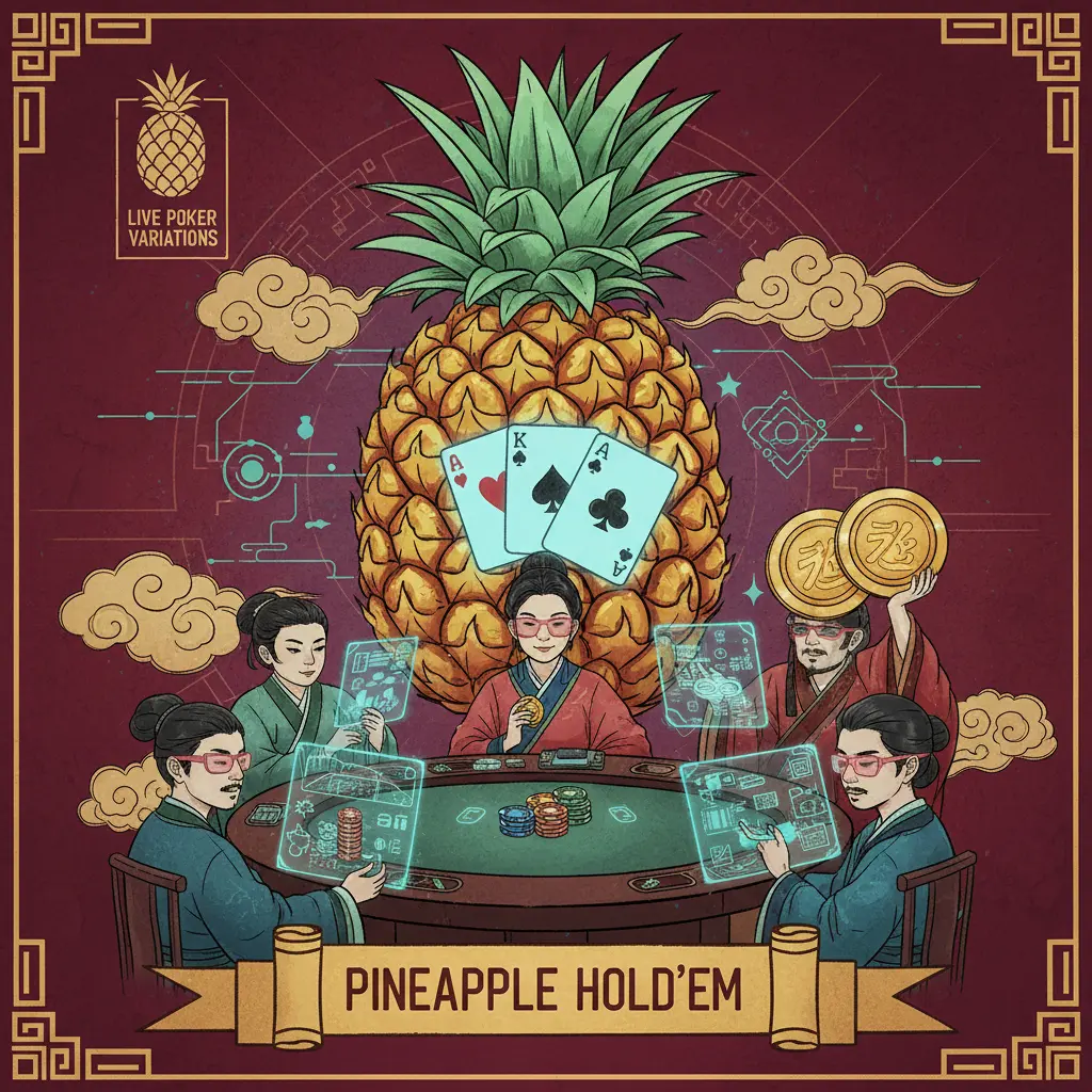 Live dealer poker variations - Pineapple