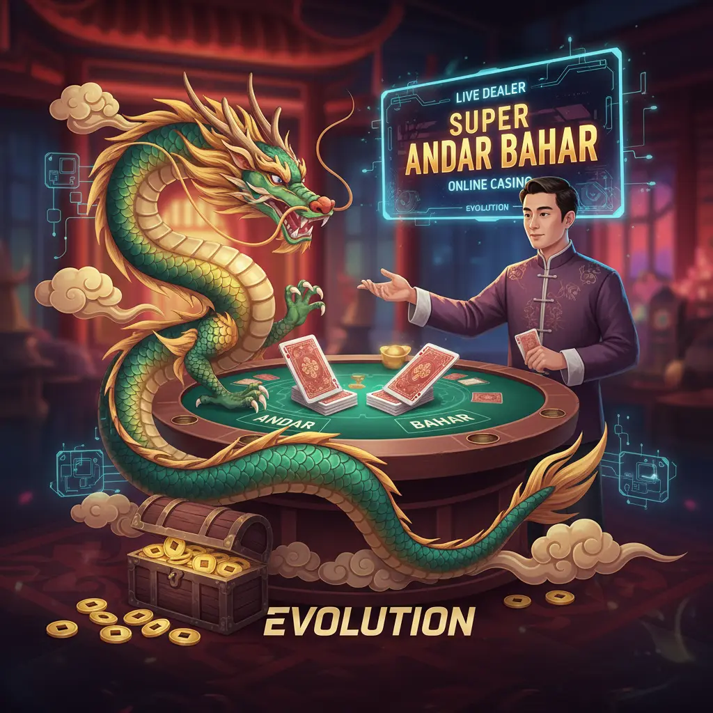 Live dealer andar bahar online - Evolution