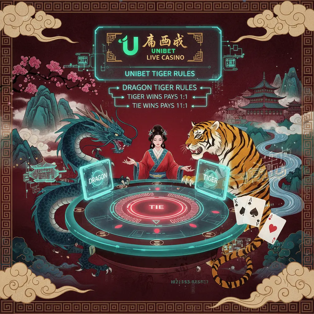 Live dealer dragon tiger rules - Unibet